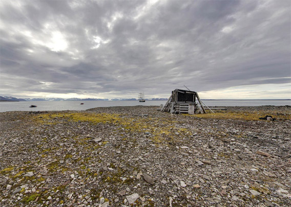 Ritterhytta: Panoramabilde utvendig 2